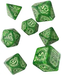 Set de zaruri Q-Workshop - The Lord of the Rings: Shire Dice Set (7 buc.)