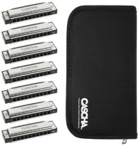 Set muzicuță Cascha - Blues HH 2223, argint