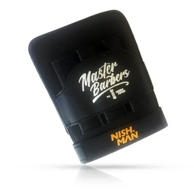 Suport pentru accesorii frizerie - NISH MAN - Antebrat - Negru