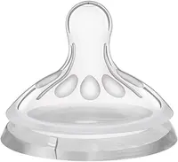Tetine din silicon Wee Baby - Natural, 2 buc., 18 luni+