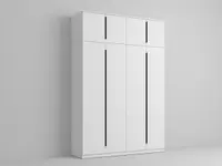 Dulap dormitor 4 usi Alb 164 x 240.3 cm - Arkana