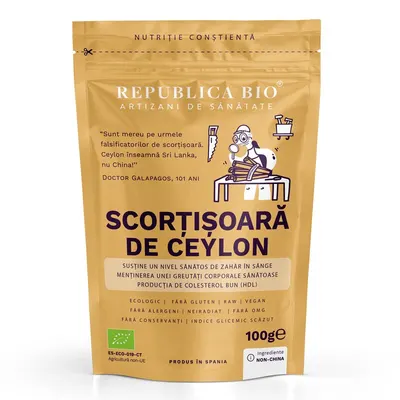 Scortisoara de Ceylon Eco - Republica BIO, 100 g