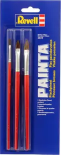Set de pensule plate Revell - Painta Flat, 3 buc