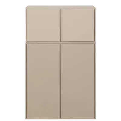 Dulap modular crem din lemn de pin 100x150 cm Daily – vtwonen