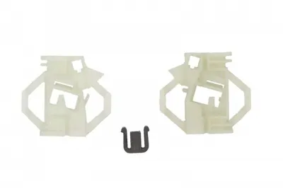 Kit reparatie macara geam fata stanga 2 ghidaje, electric SEAT CORDOBA, CORDOBA VARIO, IBIZA II, INCA; SKODA OCTAVIA I; VW CADDY II intre 1993-2010