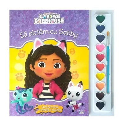 Gabby's Dollhouse. Să pictăm cu Gabby - Paperback brosat - ***