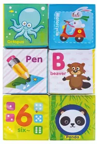 Jucărie pentru bebeluși Bam Bam - Cuburi moi
