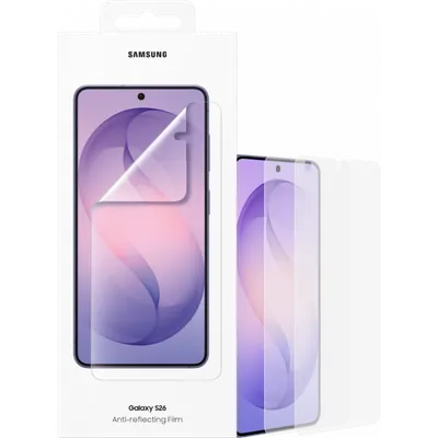 Folie de protectie Ecran Anti-reflecting pentru Samsung Galaxy S26 S942, Plastic, Set 2 bucati EF-US942CTEGWW