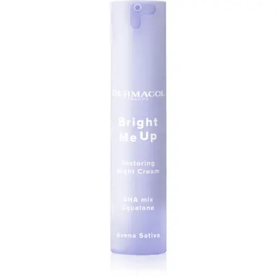 Dermacol Bright Me Up Restoring Night Cream cremă de noapte anti-îmbătrânire 50 ml