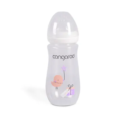 Sticlă de plastic Cangaroo - Birdy Blu, 300 ml, C0563, roz