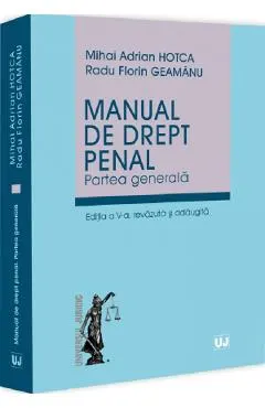 Manual de drept penal. Partea generala Ed.5