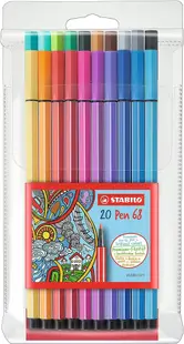 Set carioci Stabilo Pen 68 - 20 culori