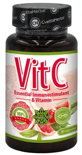 VitC, 600 mg, 30 capsule, Cvetita Herbal