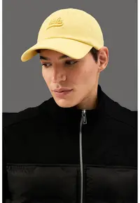 Sapca cu broderie logo unisex Fortuno - Galben
