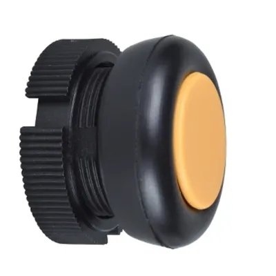 Cap Rotund Pentru Buton - Revenire Cu Arc- Xac-A - Galben - Invelit
