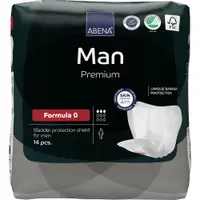 Absorbante masculine Premium Man Formula 0 cu absorbtie 300ml, 14 bucati, Abena