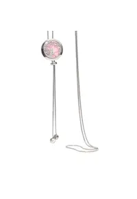 Medalion Aromaterapie - tip difuzor pentru uleiuri esentiale - model TINKER BELL - cu Lant Snake din Otel Inoxidabil -