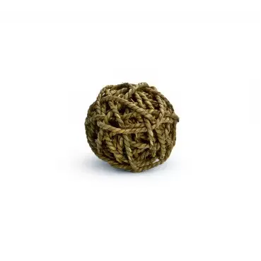 Jucarie minge impletita pentru rozatoare, Beeztees, 8 cm