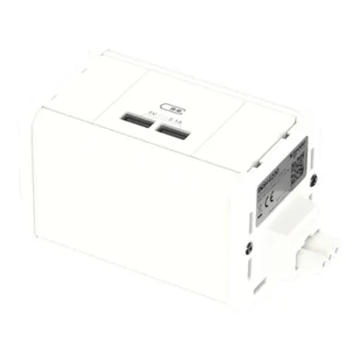 Unica system+, Unitate modulara 2xpriza USB A, alb