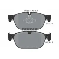 Set placute frana, frana disc TEXTAR 2231701