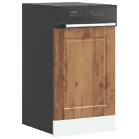 vidaXL Panou pentru mașină de spălat vase lemn vechi 45x1,5x57 cm lemn prelucrat