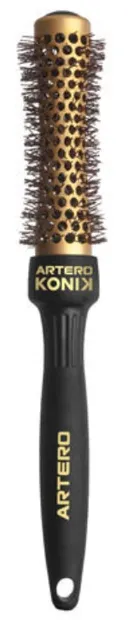 Perie de păr profesională Artero - Konik, 25 mm, negru/auriu