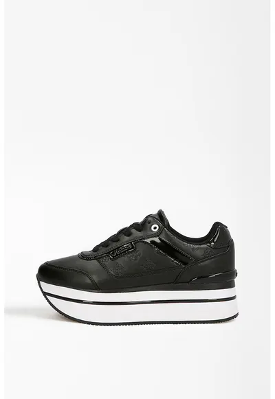 Pantofi sport flatform de piele ecologica Hansin