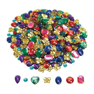Pietre mari strălucitoare - 455 gr - 500 buc