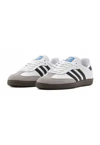 Pantofi sport barbati Samba OG - piele intoarsa - alb