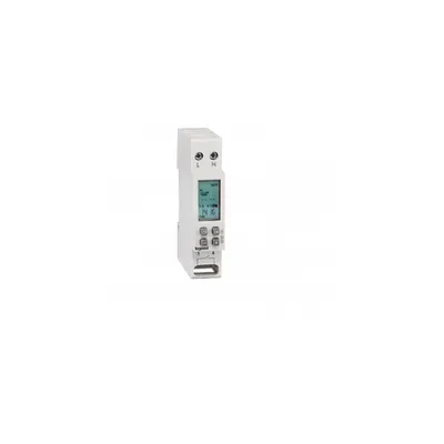 Ceas programator cu digital display - weekly 230 V~ - 50/60 Hz - 1 NO contact - 1 module