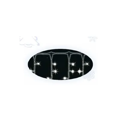Perdea luminoasa PR31-WW FLASH: 450 LED-uri albe, cablu alb, 3X1,5 m