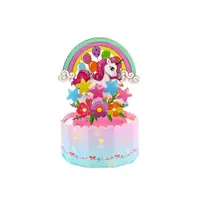 Decorațiune din hârtie Magic Pop-Ups Unicorn cu baloane