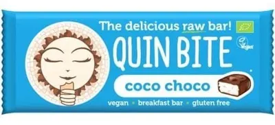 Baton bio raw, coco cioco, 30 g, Quin Bite