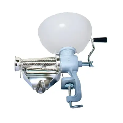 Storcator manual pentru rosii și gemuri cu filtru si tava din inox
