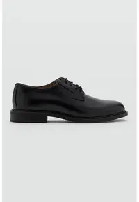 Pantofi derby din piele - Negru