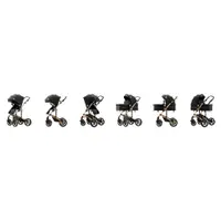 Carucior pentru copii Buf Boof A1 Deluxe Grey 2 in 1 reversibil 0-36 luni, cadru din aluminiu, amortizoare, accesorii incluse