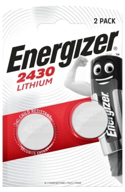 Baterii litiu Energizer – CR2430, 3V, 2 bucăți