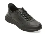 Pantofi sport GEOX negri, U659KA, din piele ecologica