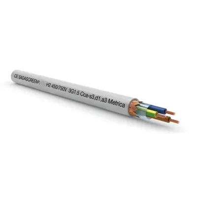 Cablu Electric SADASCREEN H2 300/500V 2X0.75 – Cablu Ecranat pentru Control si Semnalizare