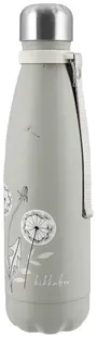 Sticlă termică KikkaBoo - Flora, 500 ml, Sand
