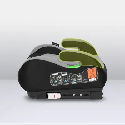 Inaltator auto Lionelo Luuk Fix instalare cu sistem Isofix gri i-Size