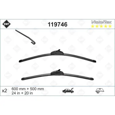 Lamela stergator SWF 119746
