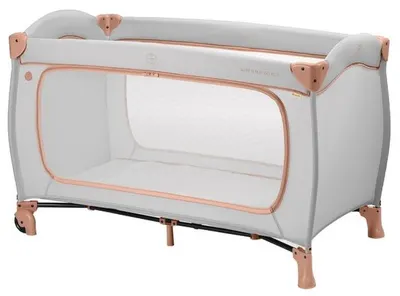 Pătuț pentru bebeluși Hauck - Sleep N Play Go Plus, Dusty Cork