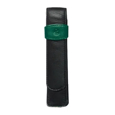 Etui din piele, pentru 1 instrument de scris, TG12 negru-verde, Pelikan
