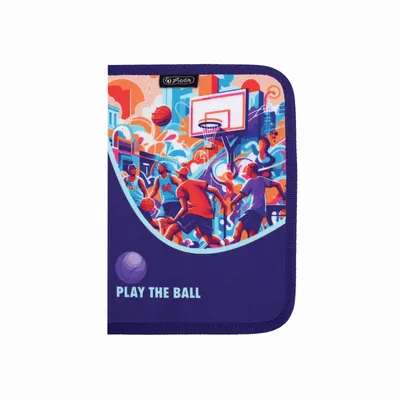 Penar neechipat, 1 fermoar, 2 extensii, 13.5x19.5x3 cm, Play The Ball, Herlitz