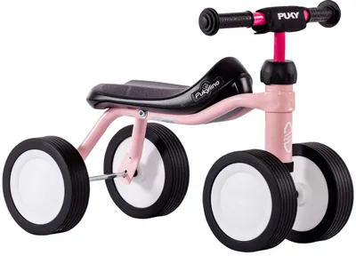 Bicicletă cu 4 roți Puky - Pukylino, roz retro