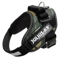 Ham K9 Power, camuflaj, ergonomic, impermeabil, pentru caini cu greutate de 14-25 kg, dimensiuni 58-76 cm