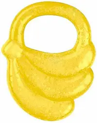 Jucărie de dentiție pentru bebeluși Babyono - Banană, galbena