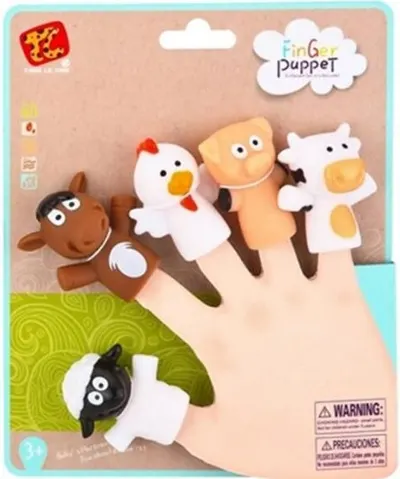 Raya Toys Rubber Finger Figures Set - Animale