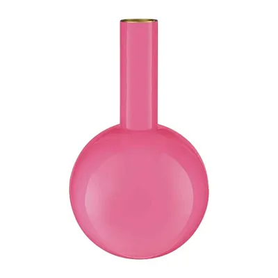 Vază decorativă, din metal, Pip Studio, Medium Pink, 19x33 cm, colecția Others